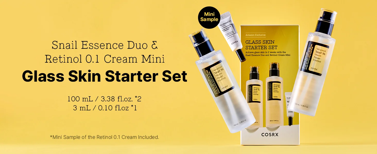 COSRX Snail Mucin 96% Power Repairing Essence 100ml, Hydrating Serum for Face with Snail Secretion Filtrate for Dull Skin & Fine Lines, Korean Skincare