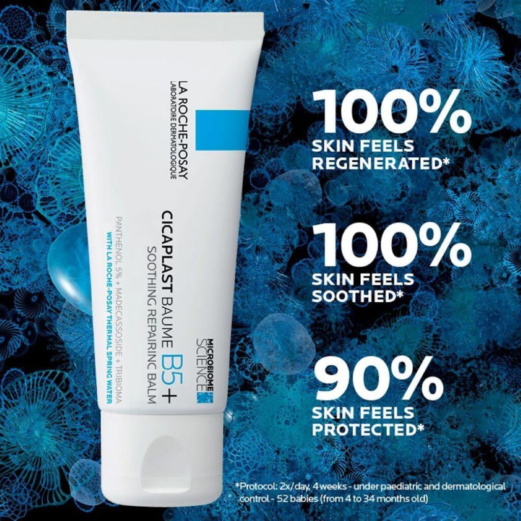 La Roche-Posay Cicaplast Baume B5+ Repairing Balm - Hydrating Face Moisturiser for Dry Skin, Hydrates and Repairs Skin